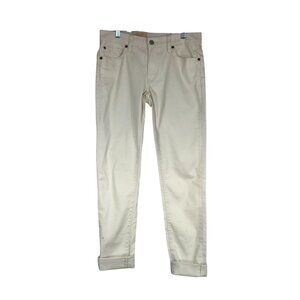 DENIM & SUPPLY - MEN'S 28 X 32 - OFF WHITE COTTON BLEND SKINNY JEANS